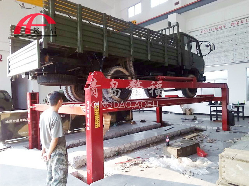 軍隊卡車舉升機案例