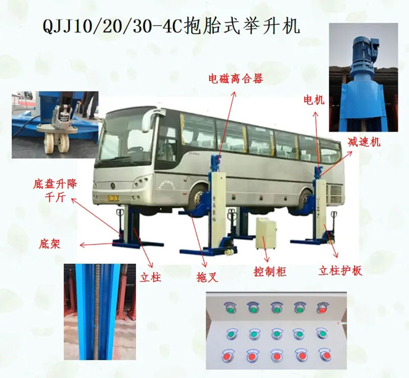 公交車(chē)常用的幾款舉升機(jī)